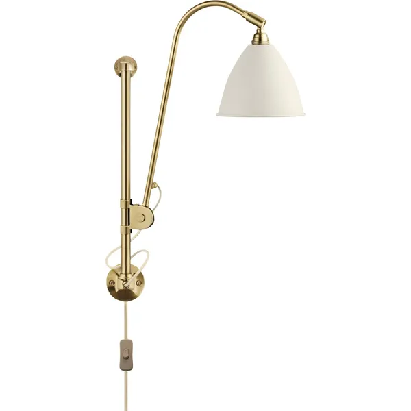 Bestlite BL5 Lámpara de Pared Blanco Mate/ Latón
