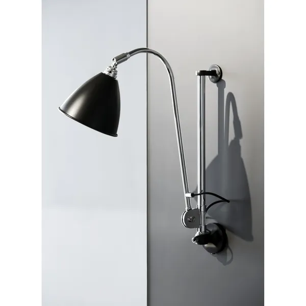 GUBI Bestlite BL5 Cromo/Porcelana – Lámpara de pared — imagen 4