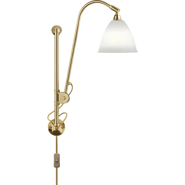 Bestlite BL5 Lámpara de Pared de Latón Y Porcelana