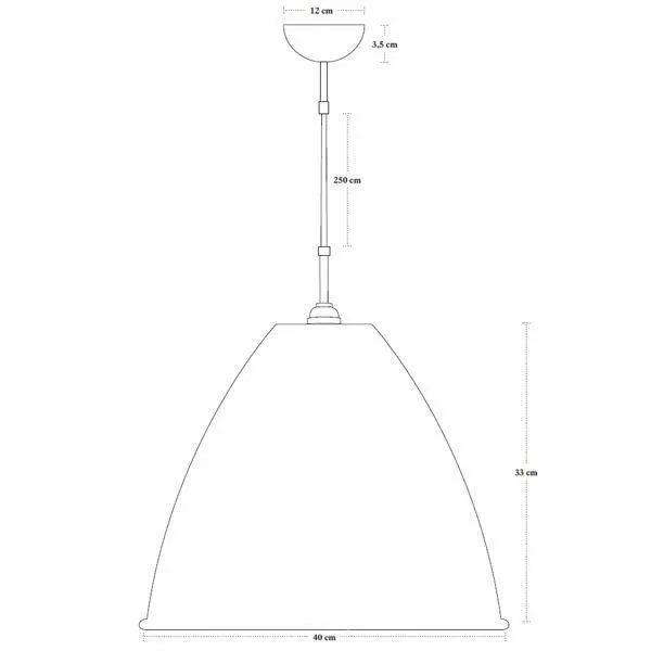 GUBI Bestlite BL9L Grande Blanco Mate – Lámpara colgante — imagen 6