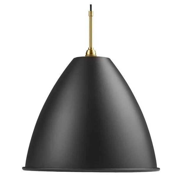 Bestlite BL9L Lámpara Colgante Grande Negro Mate/Latón