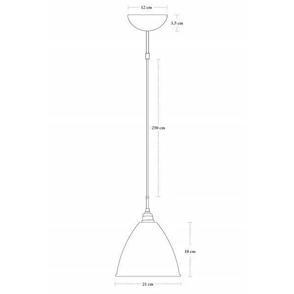 GUBI Bestlite BL9M Mediana Blanco Mate – Lámpara colgante — imagen 7