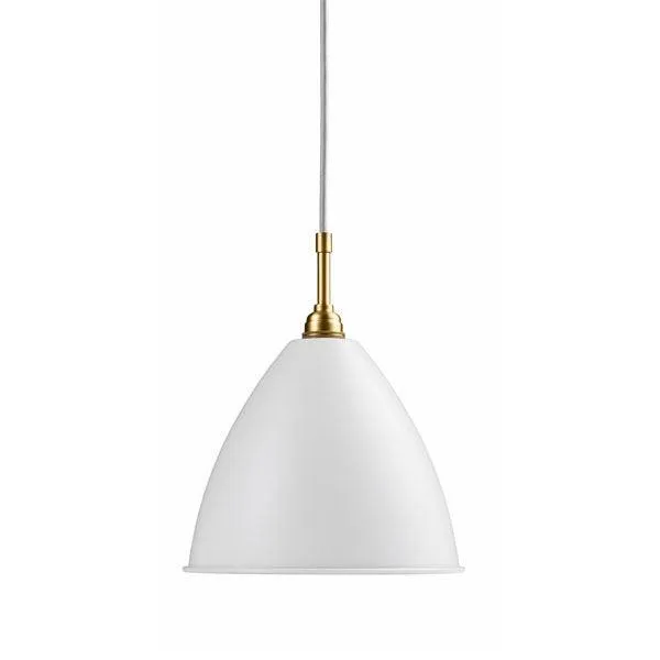 Bestlite BL9M Lámpara Colgante Mediana Blanco Mate/ Latón