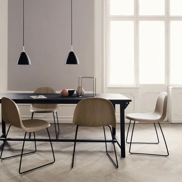 GUBI Bestlite BL9M Mediana Latón/Porcelana – Lámpara colgante — imagen 5