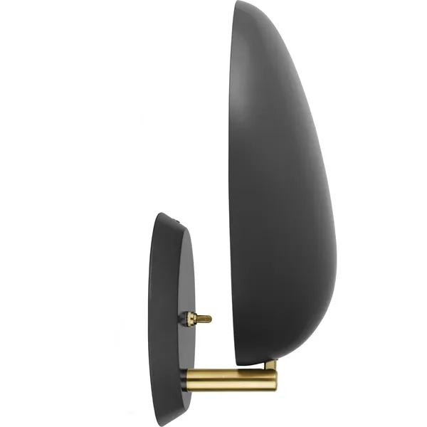 GUBI Cobra Cableado Negro – Lámpara de pared — imagen 3
