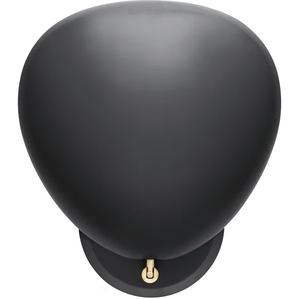 Cobra Lámpara de Pared Cableado Negro