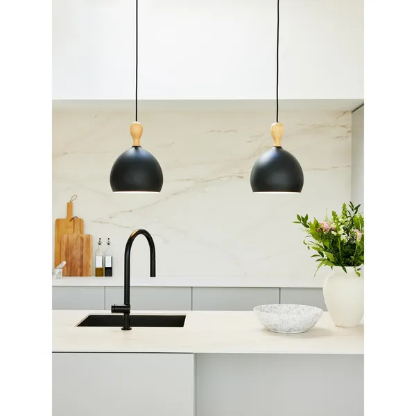 Halo Design Dueodde Ø18 Negro – Lámpara colgante — imagen 5