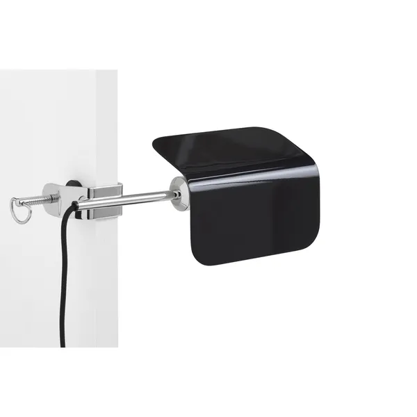 Apex Lámpara de Pared con Clip Hierro Negro