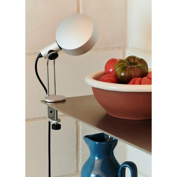 HAY Cupola Con Clip Transparente – Lámpara de mesa — imagen 5