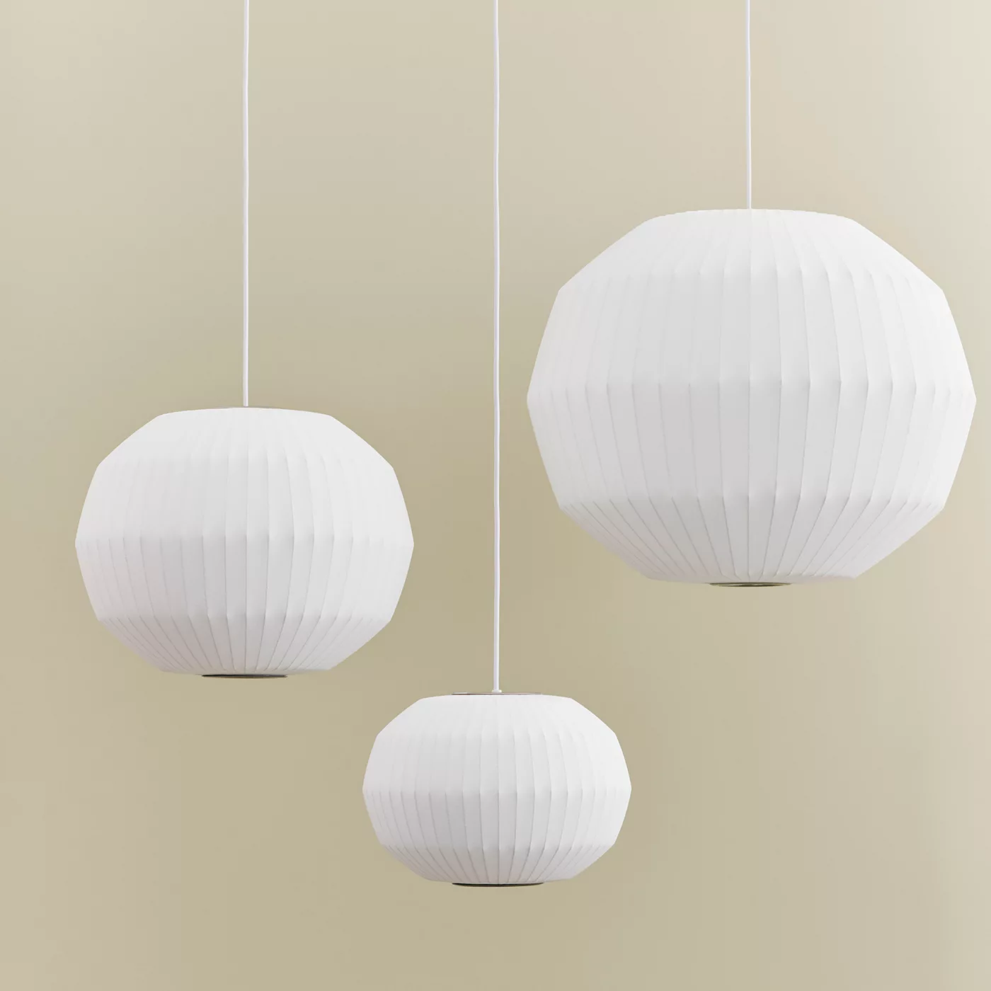 HAY Nelson Angled Sphere Bubble – Lámpara de suspensión — imagen 6