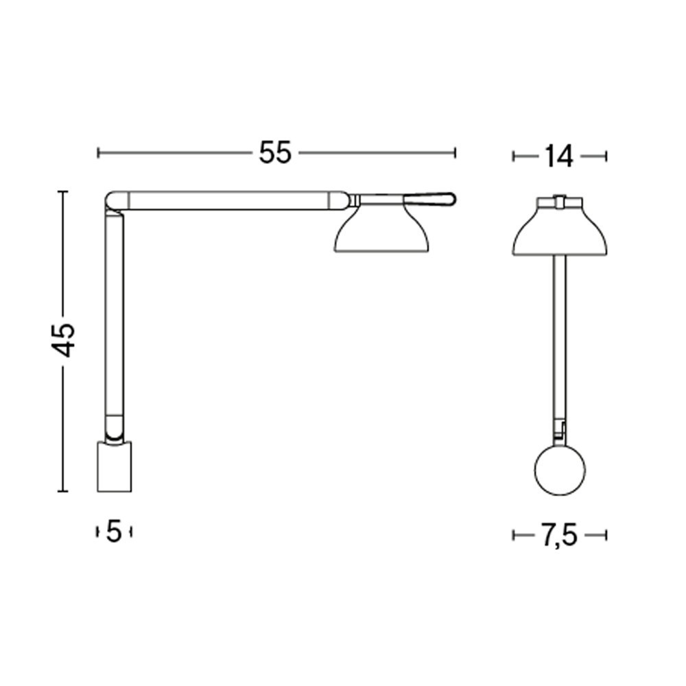 HAY PC Double Arm – Lámpara pared — imagen 7