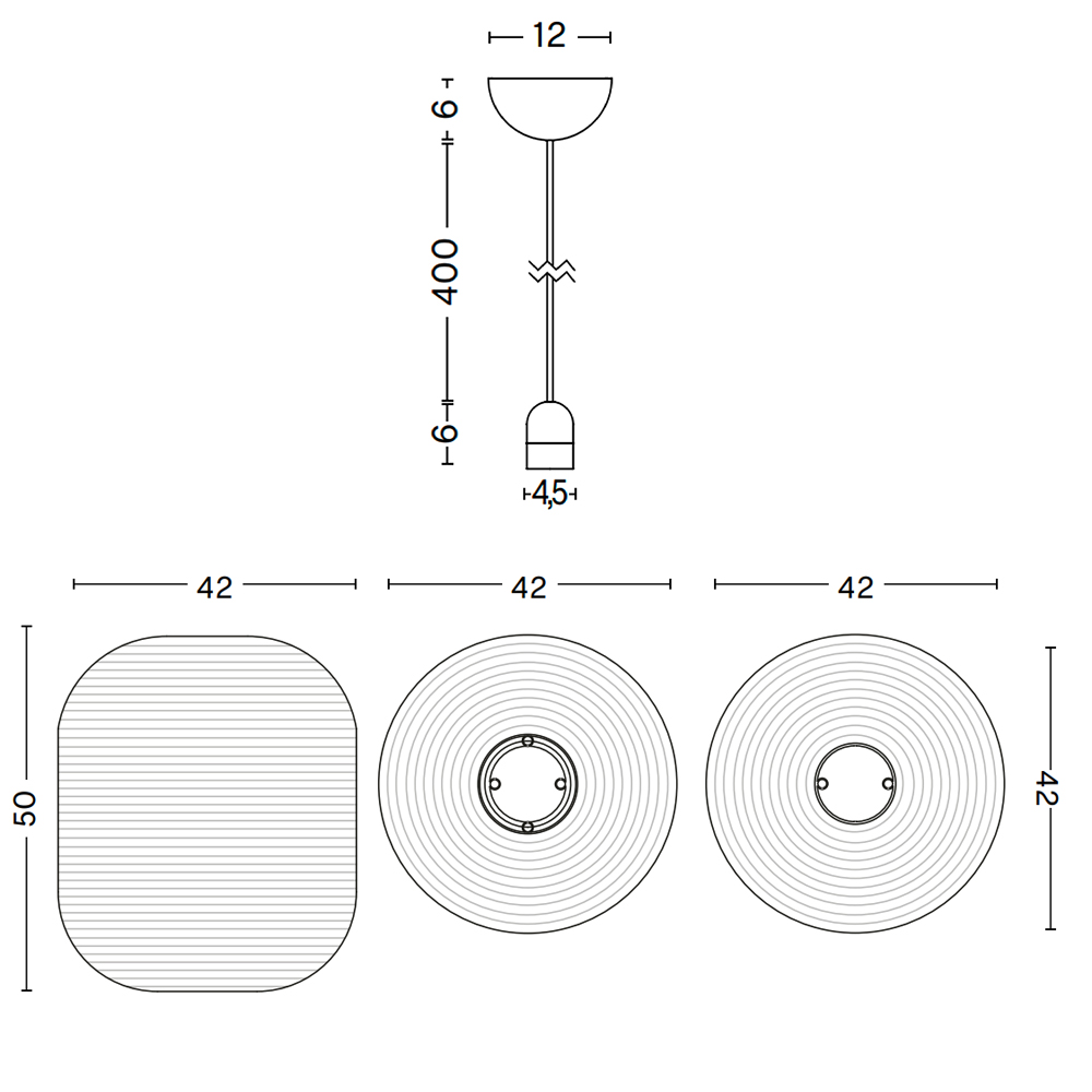 HAY Common Oblong – Lámpara suspensión — imagen 4