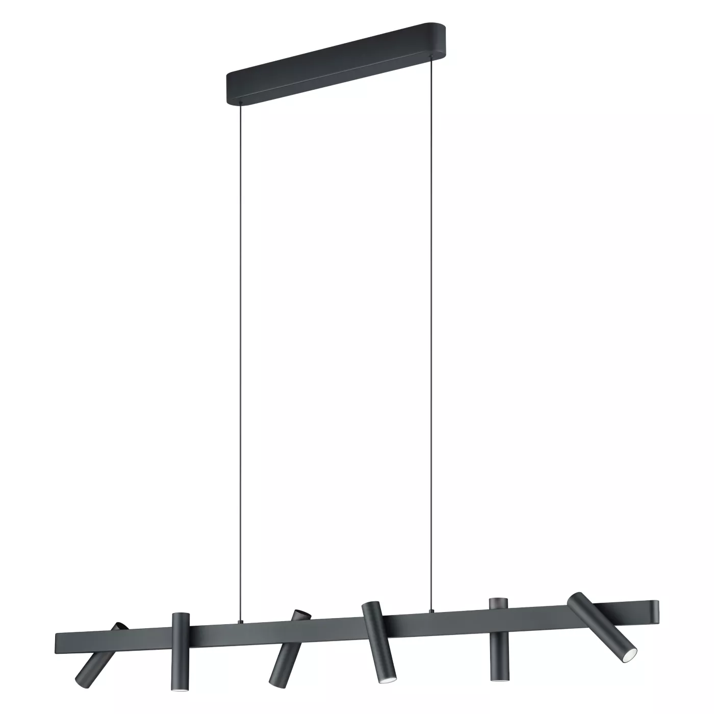 Helestra Coni, negro mate – Lámpara de suspensión led