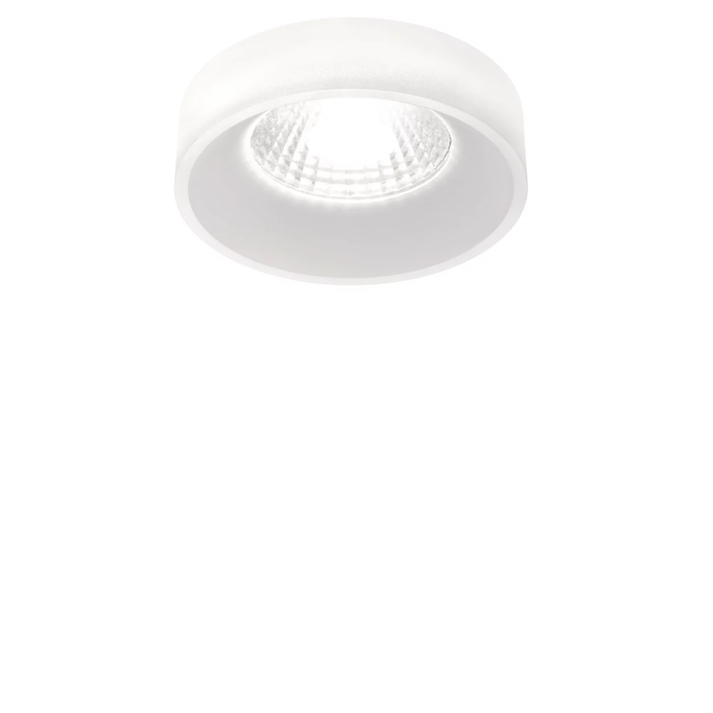 Helestra Iva, plafón empotrable LED blanco