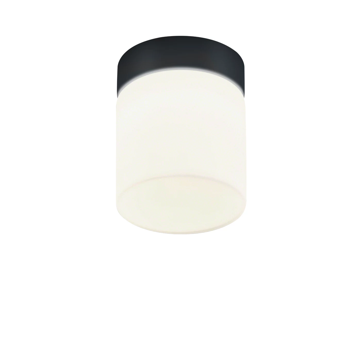 Helestra Keto, negro mate - circular – Lámpara de techo led
