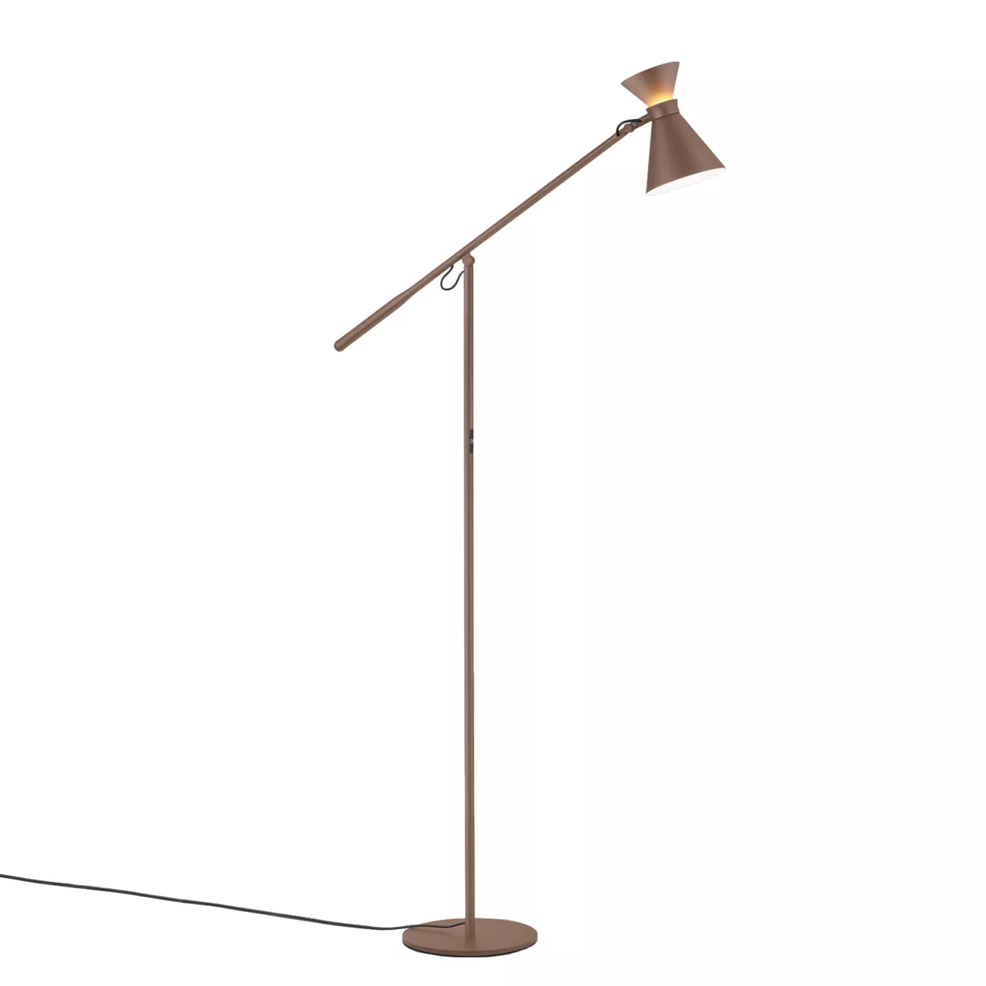 Helestra Luk, lámpara de pie LED café