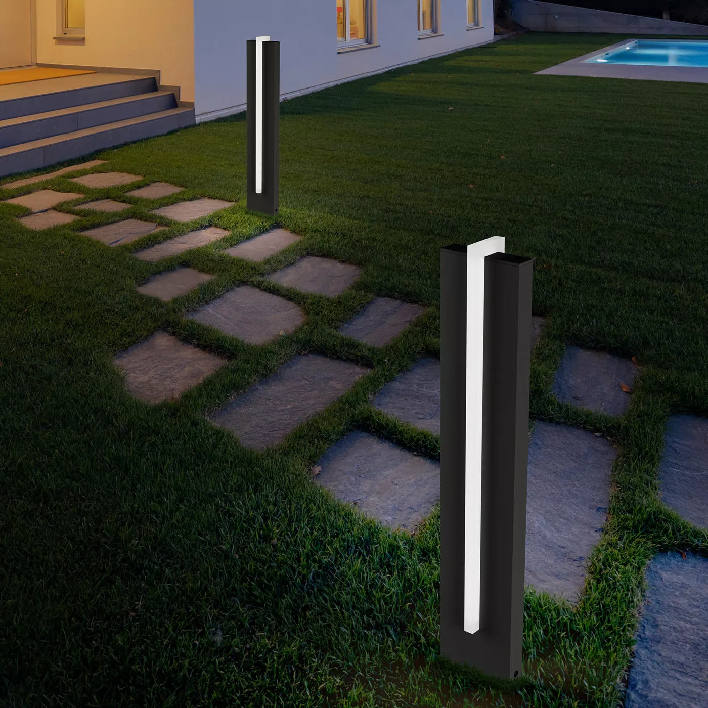 Helestra Oki, sobremuro Led grafito — imagen 3
