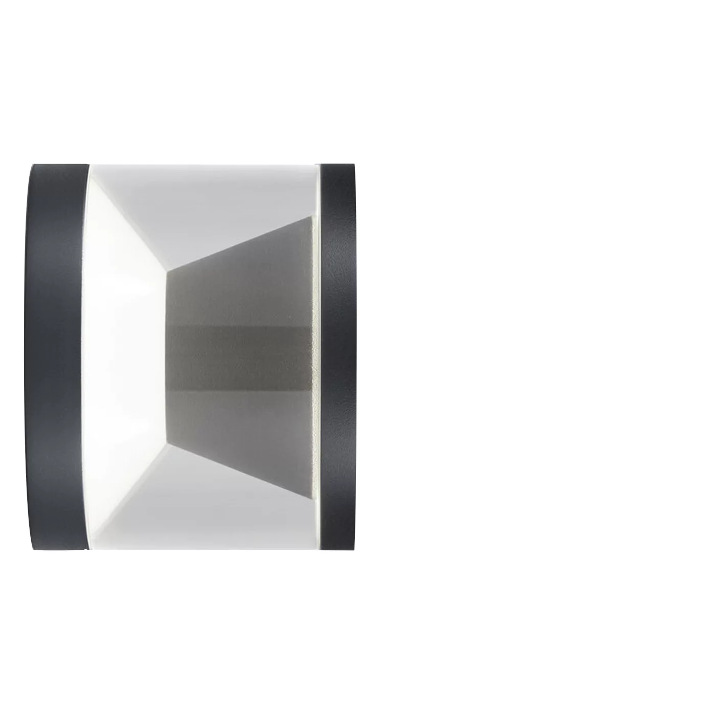 Helestra Poro, lámpara de pared LED negro mate