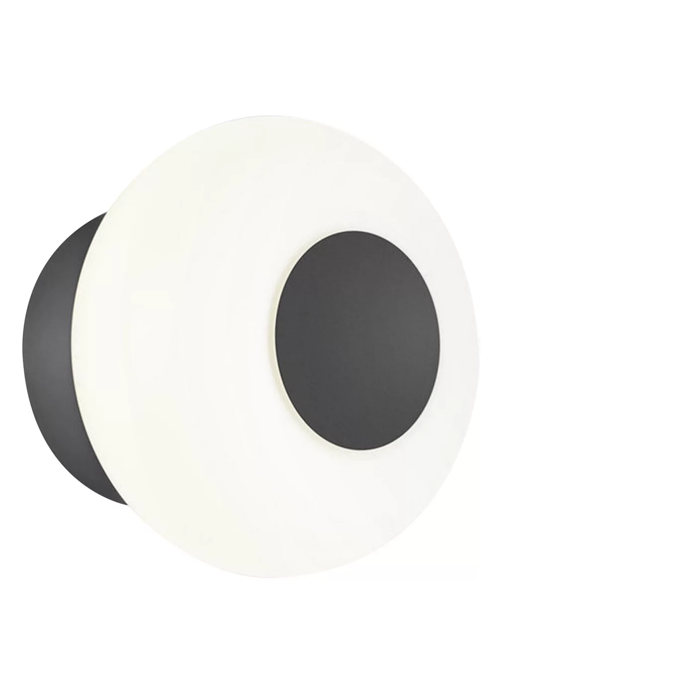 Helestra Sapo, lámpara de pared LED negro mate