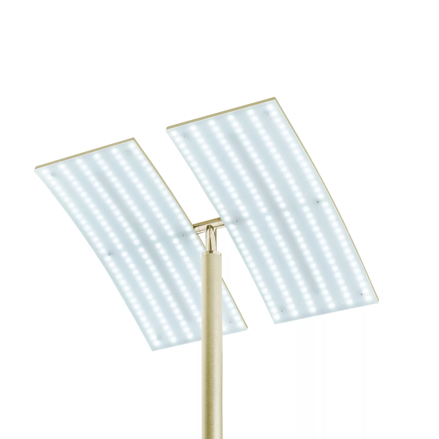 Hell Dual, champán - con luz de lectura – Lámpara de pie led — imagen 5