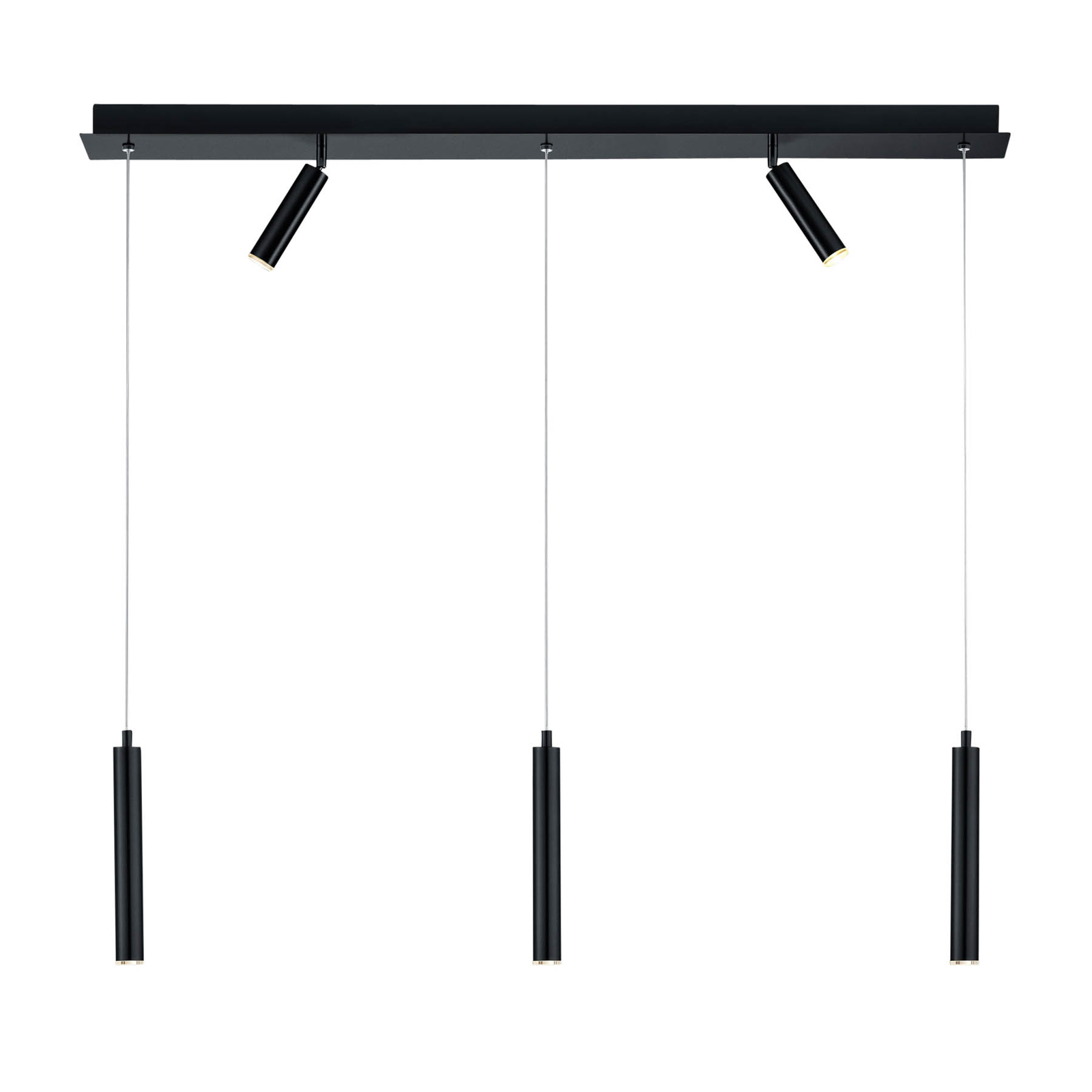 Lámpara colgante LED Tom, 5 luces