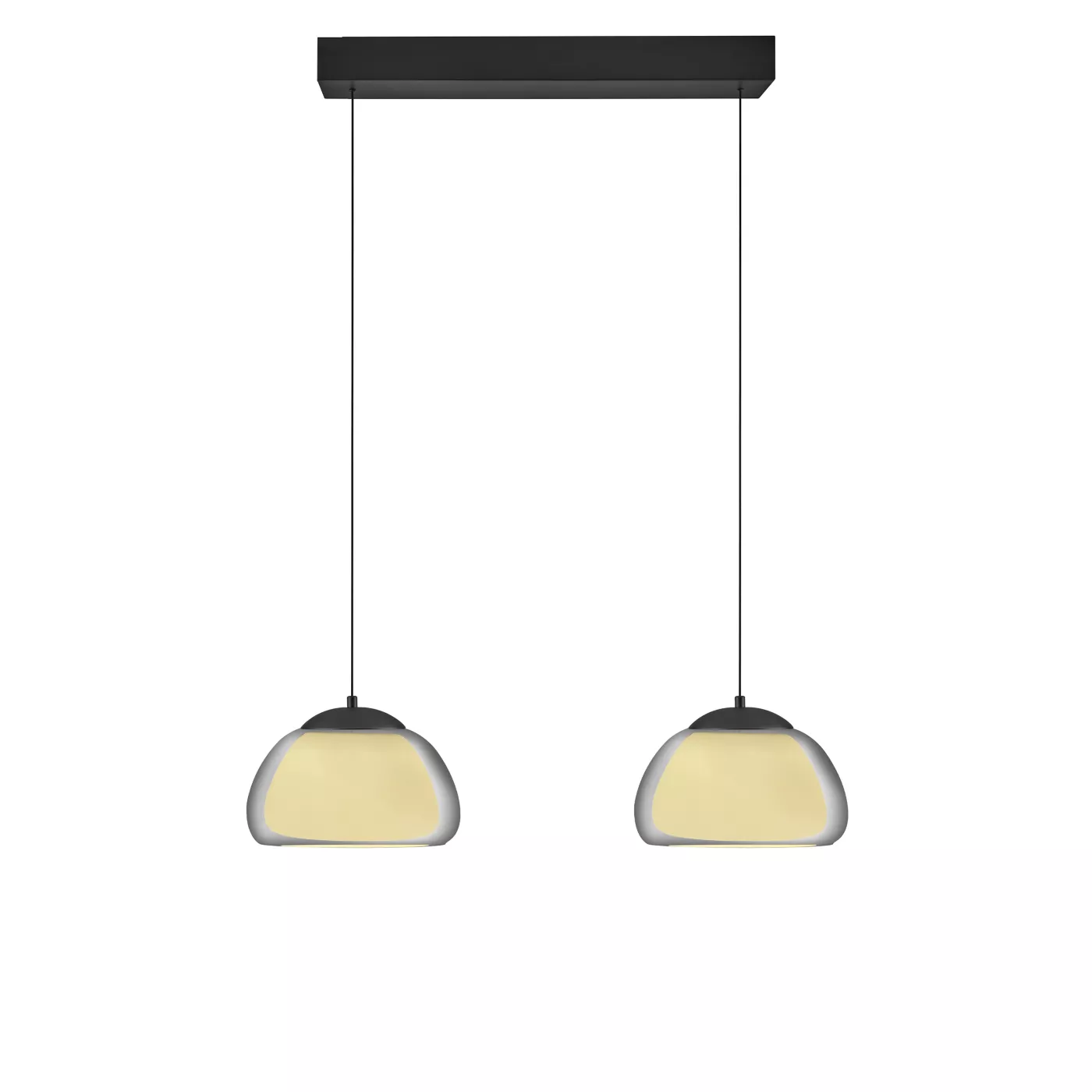 Hell Luxxo, 2 focos negro – Lámpara de suspensión led — imagen 2