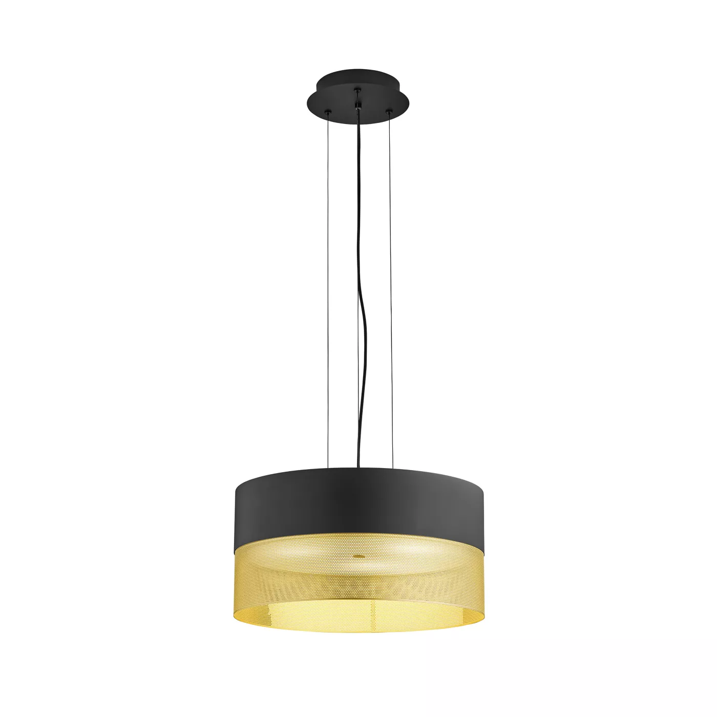 Hell Mesh, negro/oro - 50 cm – Lámpara de suspensión — imagen 3