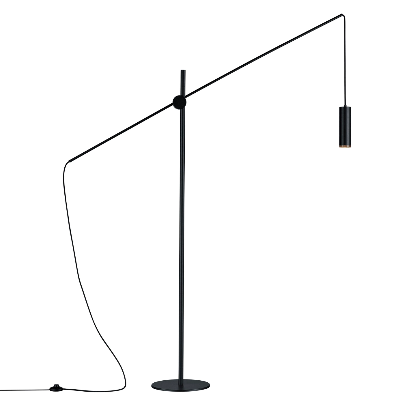 Polo, lámpara de arco negro