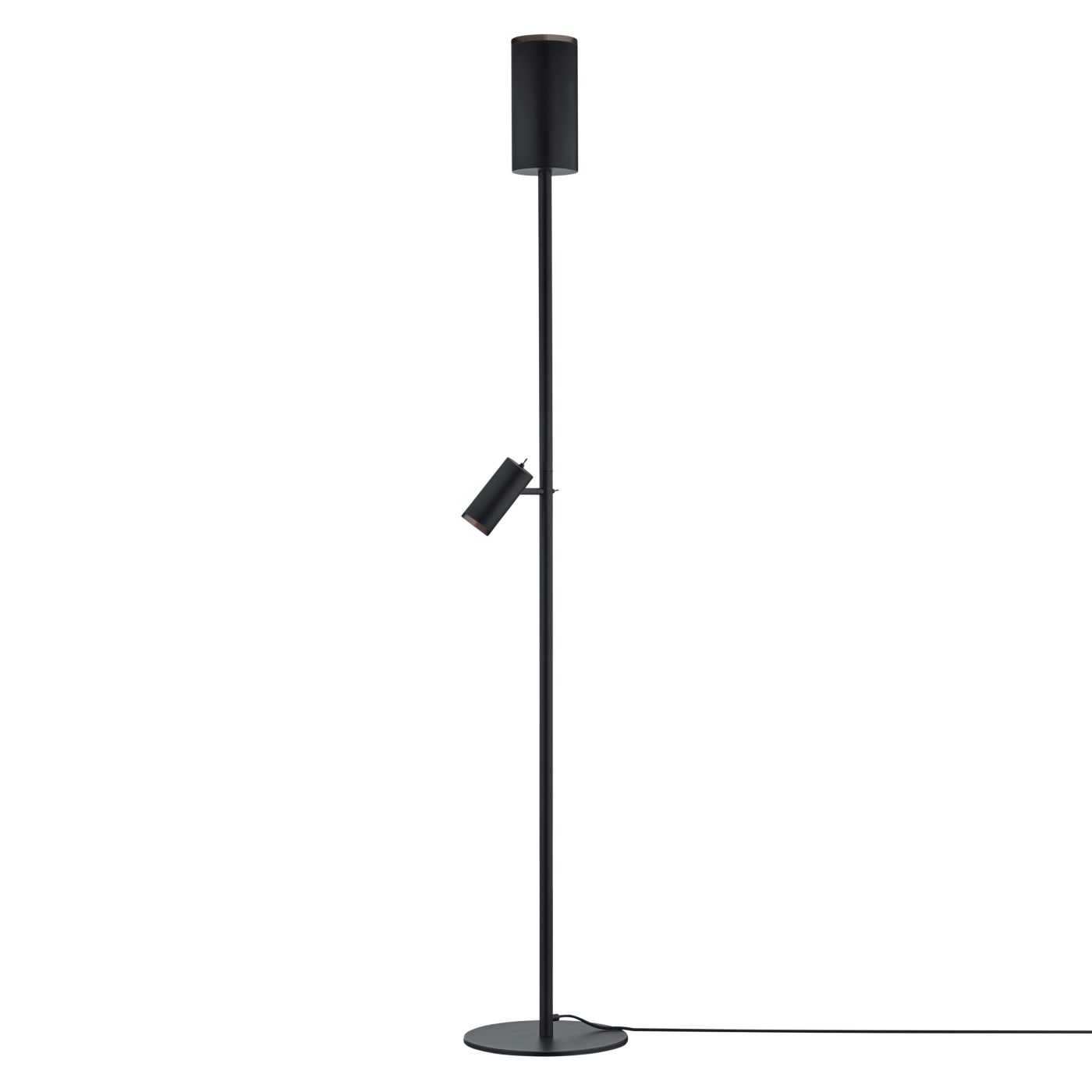 Polo, lámpara de pie de luz indirecta con luz de lectura