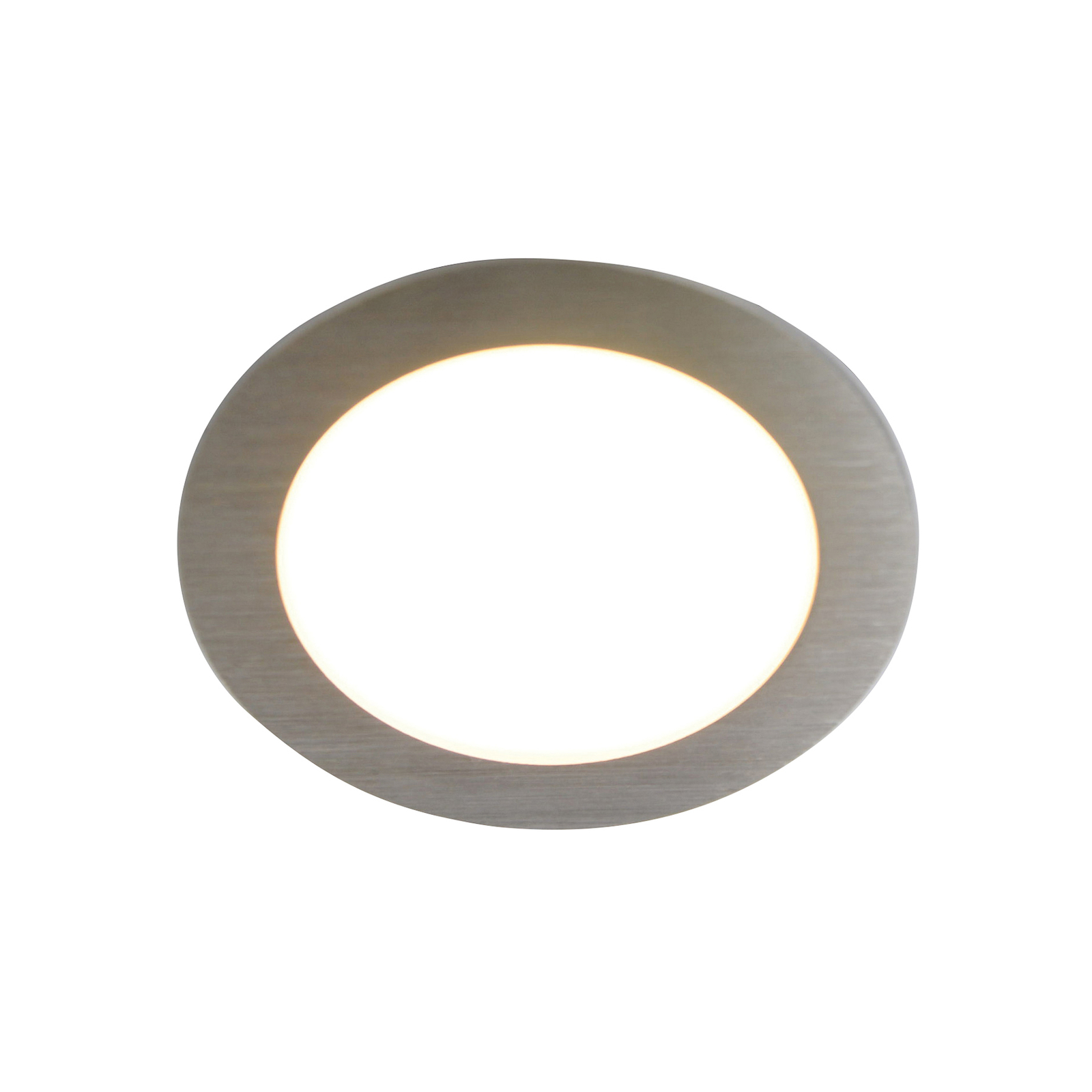 Lámpara de mueble empotrable LED FAR 58, acero, Set de 3, 3W