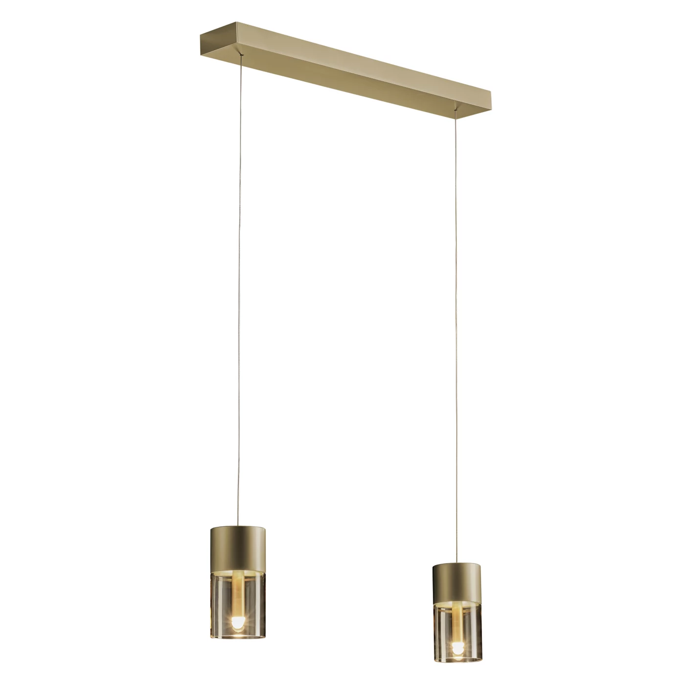 Aura P2, lámpara de suspensión LED 2 focos