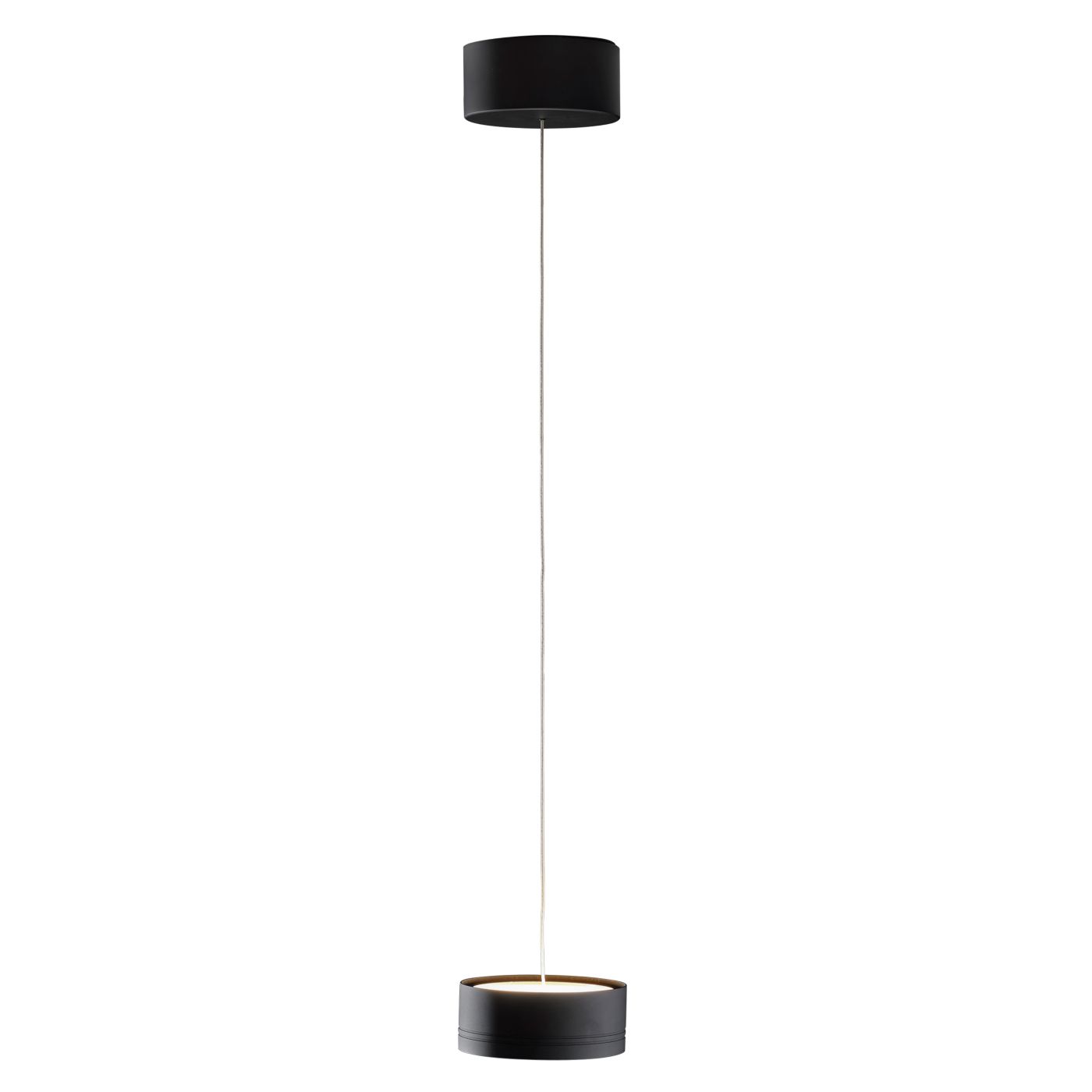 Holtkötter Favor, lámpara de suspensión LED negro