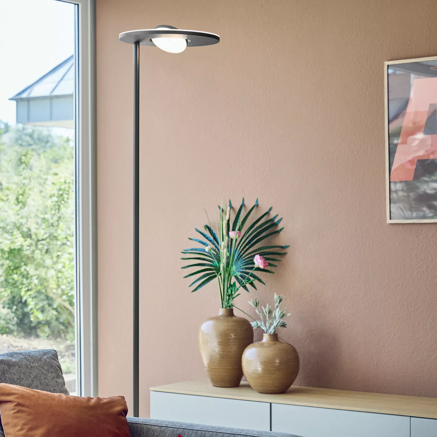 Holtkötter Nova Oog, de luz indirecta Led – Lámpara de pie — imagen 5