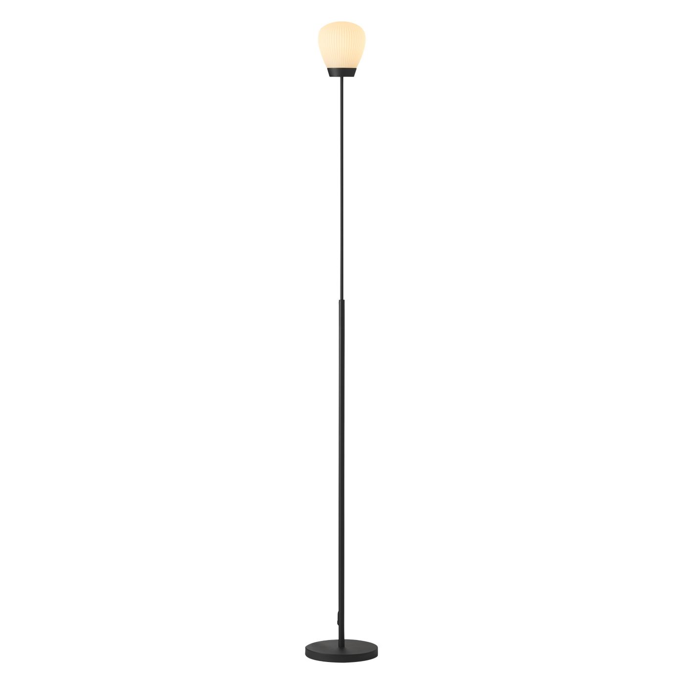 Holtkötter Plissee S, negro – Lámpara de pie — imagen 3
