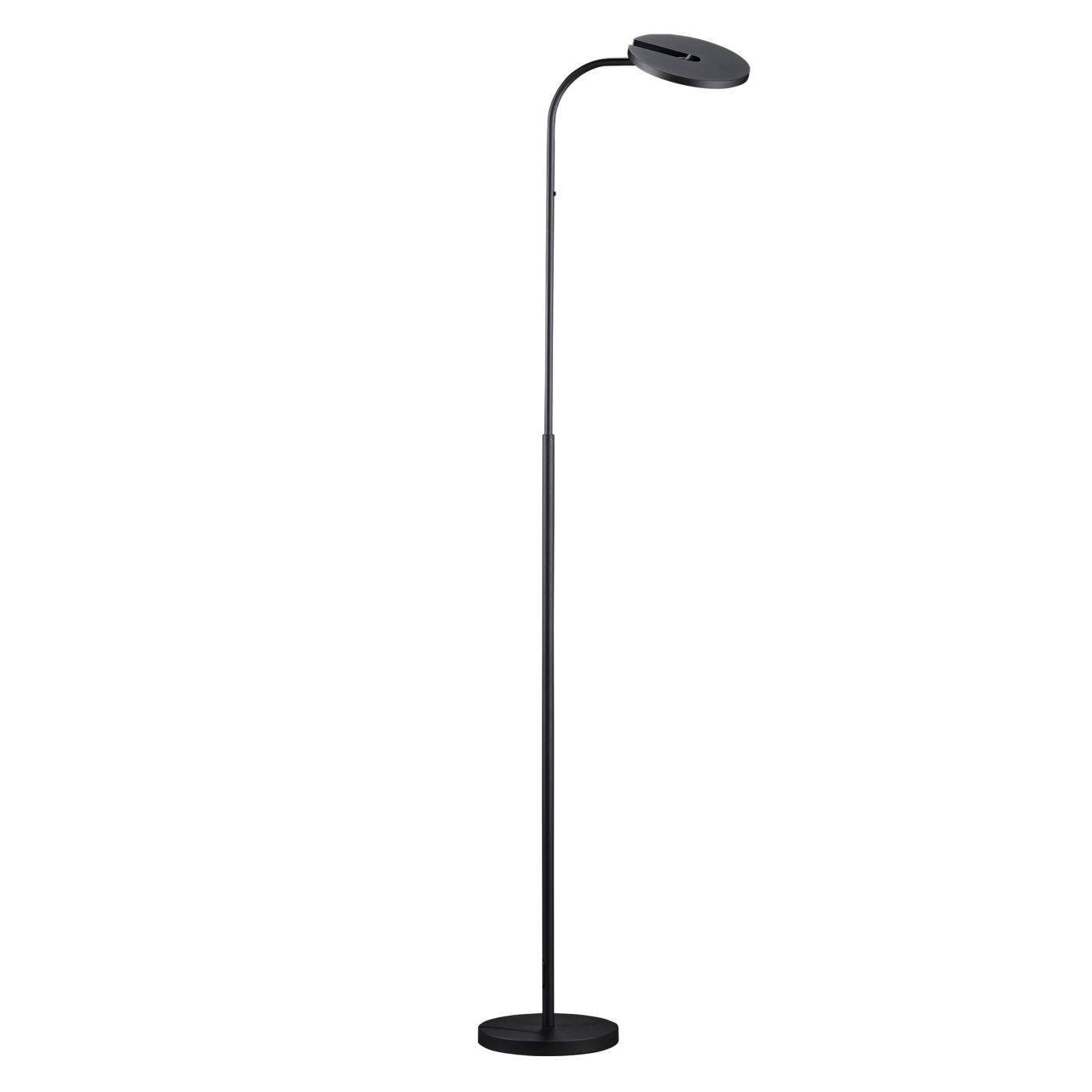 Holtkötter Vince S, lámpara de pie LED negro - dim to warm