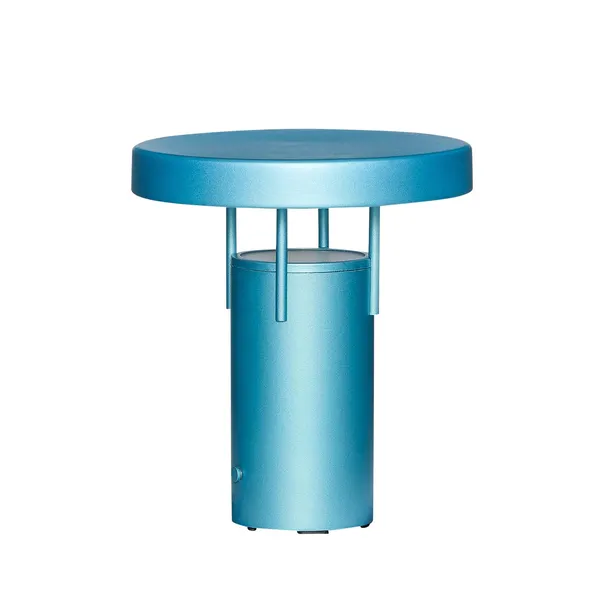 BringMe Lámpara Portátil Mini Turquesa Metalizada