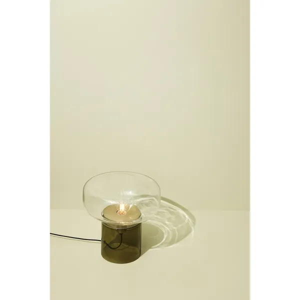 Hübsch Crave Transparente/ Verde Oscuro – Lámpara de mesa — imagen 5