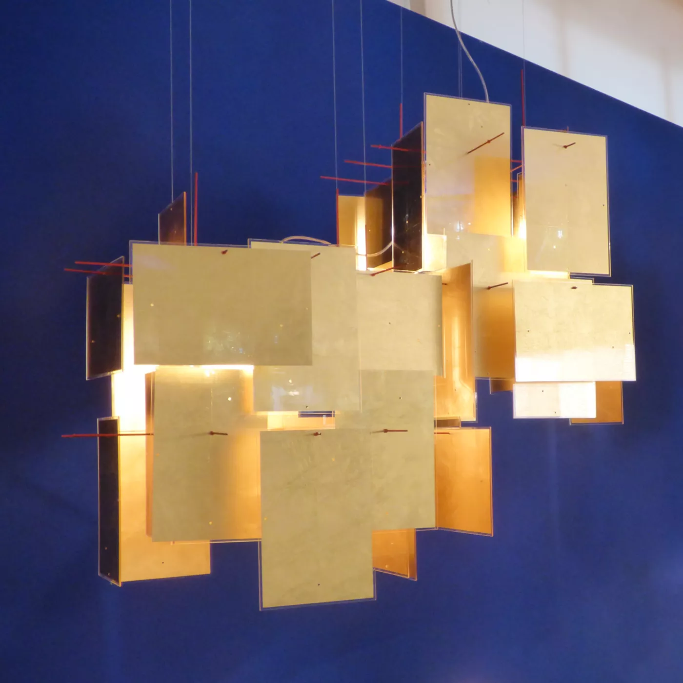 Ingo Maurer 24 Karat Blau, 450 cm – Lámpara de suspensión — imagen 4