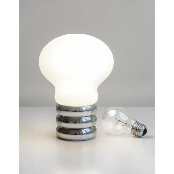 Ingo Maurer B.Bulb Blanco – Lámpara de mesa — imagen 3