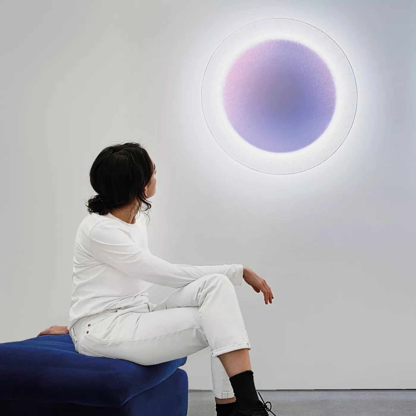Ingo Maurer Moodmoon Led Rgb - circular - 60 cm — imagen 3