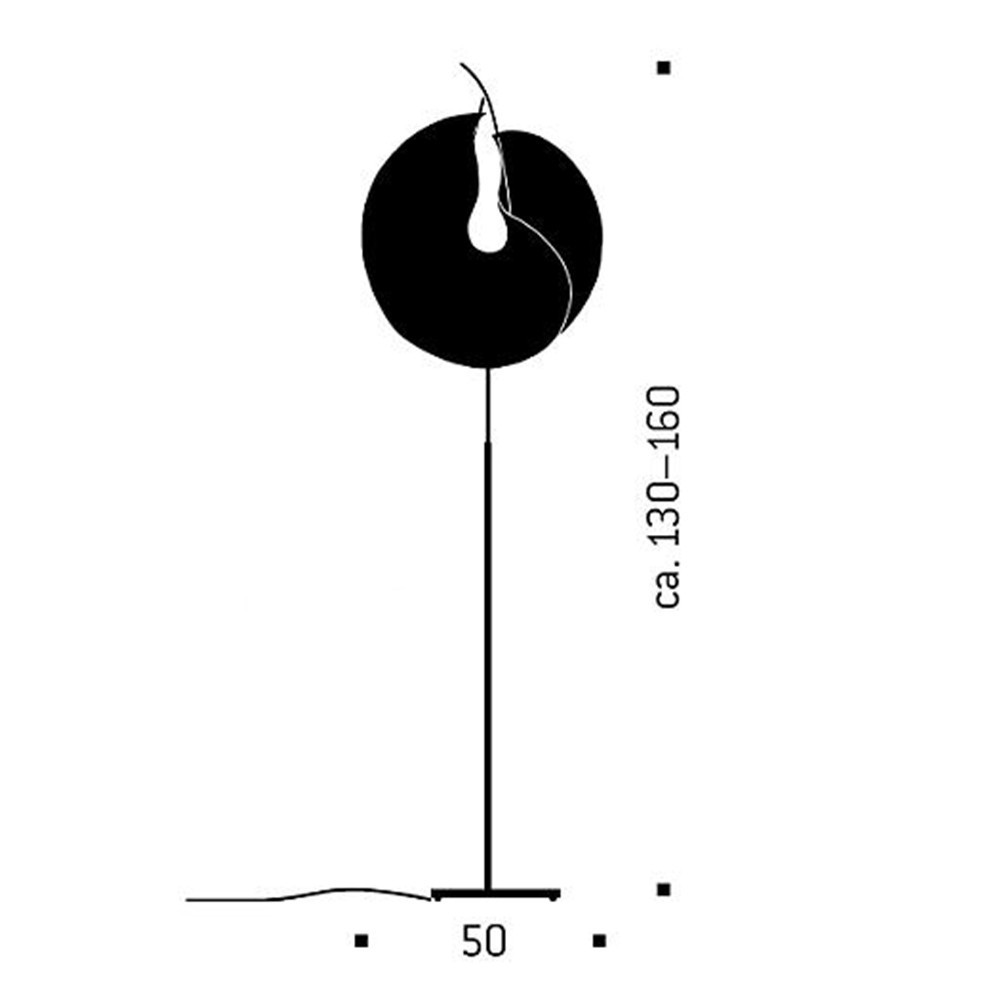 Ingo Maurer Yoruba Rose – Lámpara de pie — imagen 8