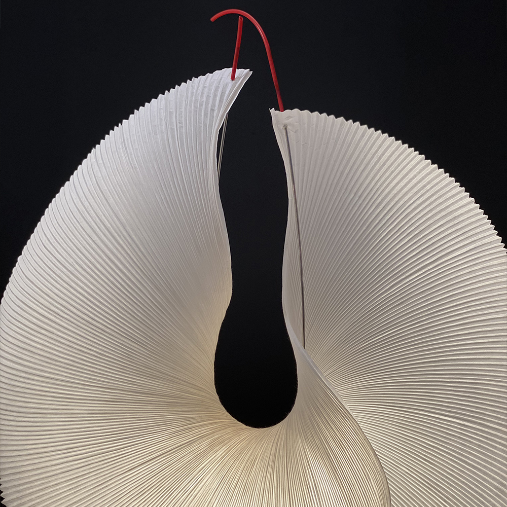 Ingo Maurer Yoruba rose – Lámpara sobremesa — imagen 8