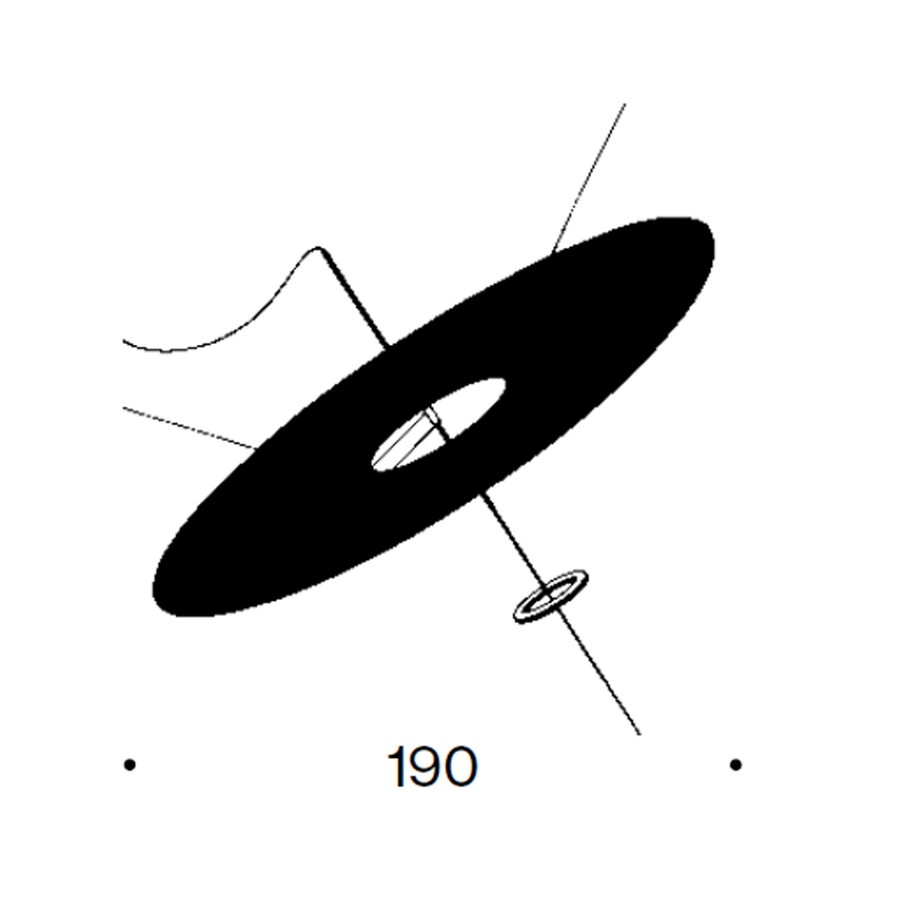 Ingo Maurer Flying Disc – Lámpara suspensión — imagen 7