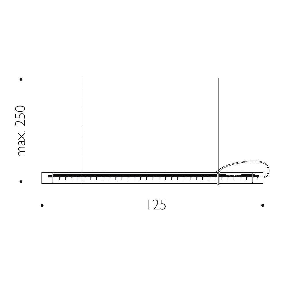 Ingo Maurer Tubular – Lámpara suspensión — imagen 8