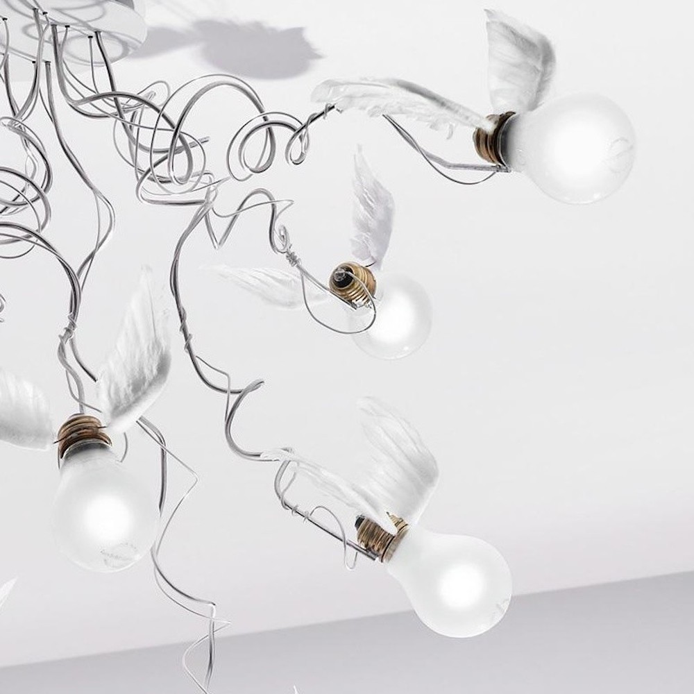 Ingo Maurer Birdie´s nest – Lámpara techo — imagen 5