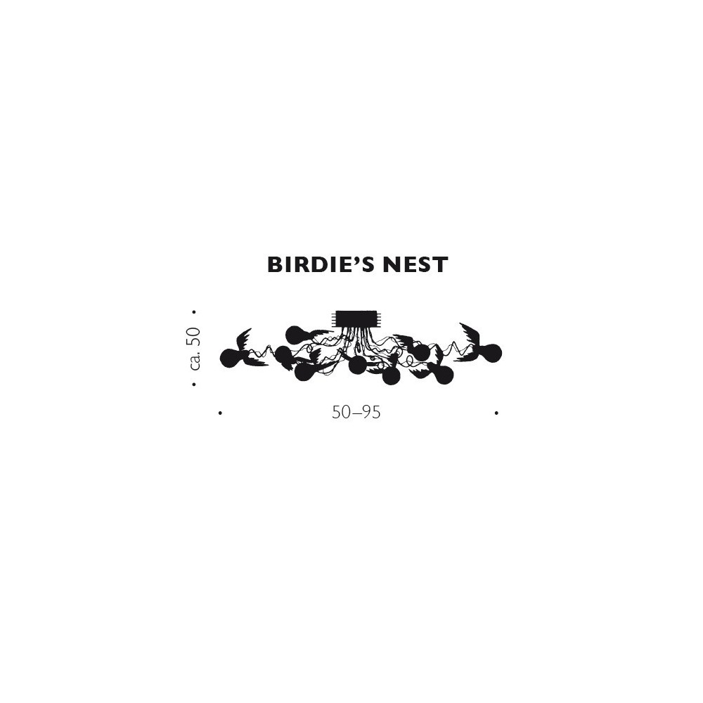 Ingo Maurer Birdie´s nest – Lámpara techo — imagen 7