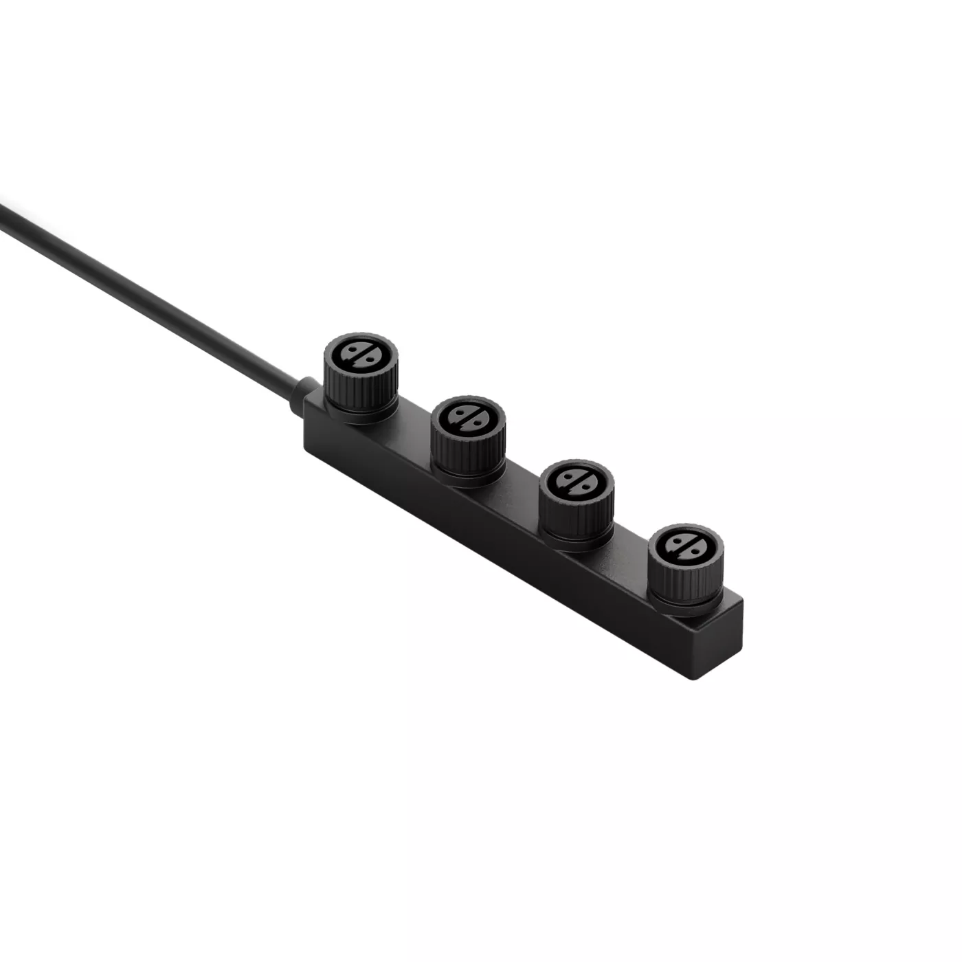 IP44.DE Adaptador múltiple para Solar Join negro