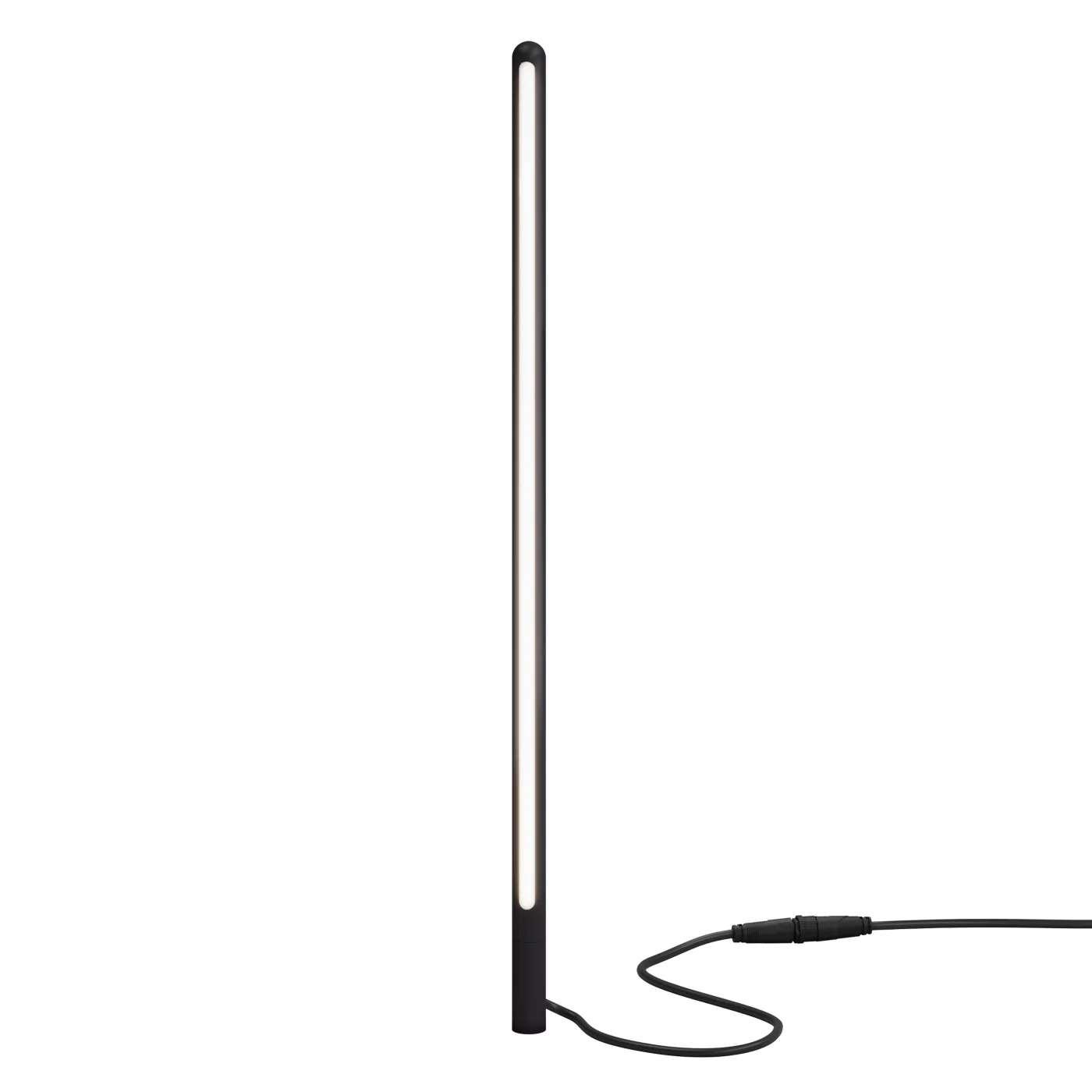 IP44.DE Kal Solar Join, sobremuro LED negro - 60 cm