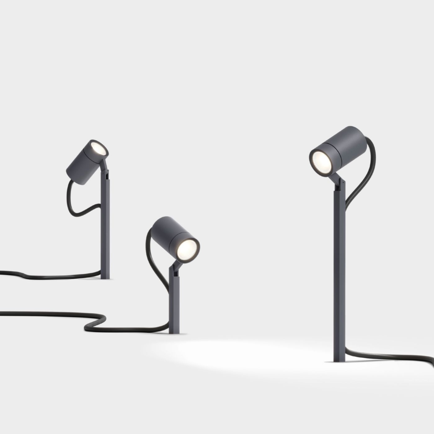 IP44.DE Piek, con piqueta antracita - 25 cm - 38° – Foco led — imagen 8