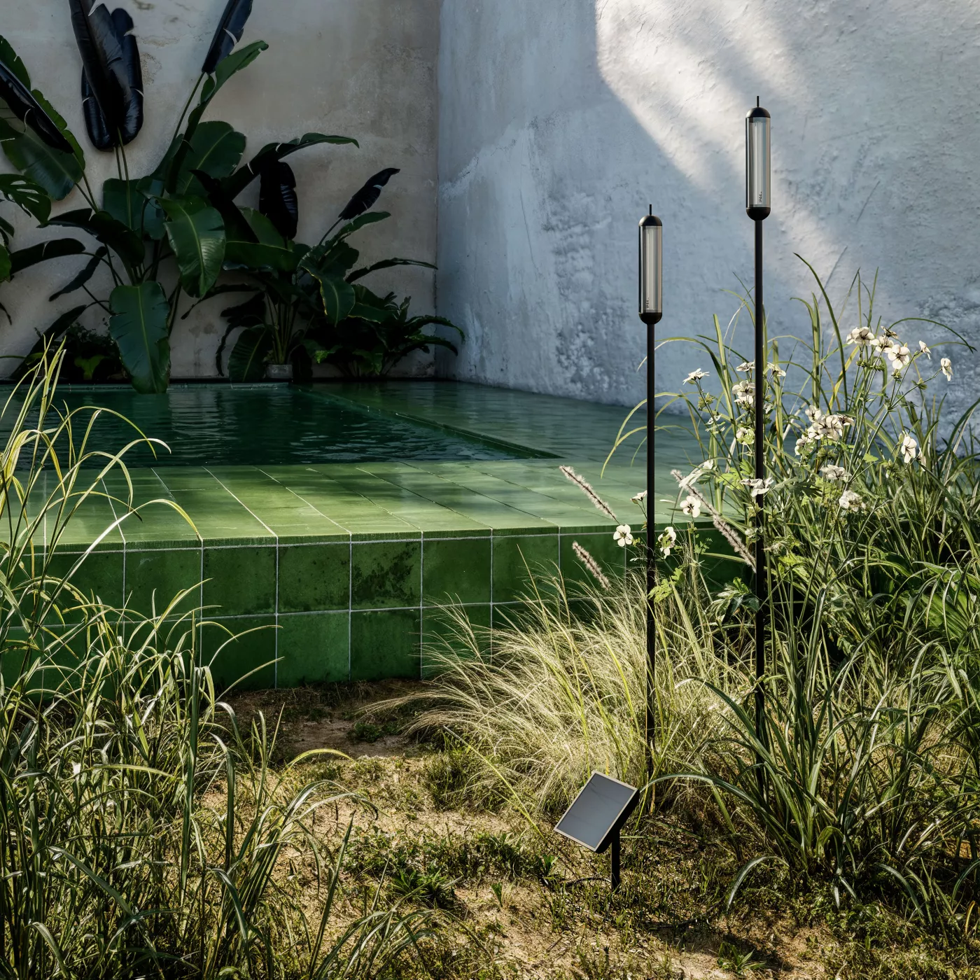 IP44.DE Reed, luz solar Led marrón - 150 cm — imagen 4